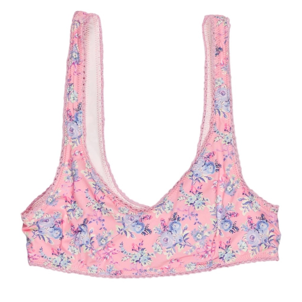 LoveShackFancy Reef Pink Bellan Bikini Set - Picture 3 of 7